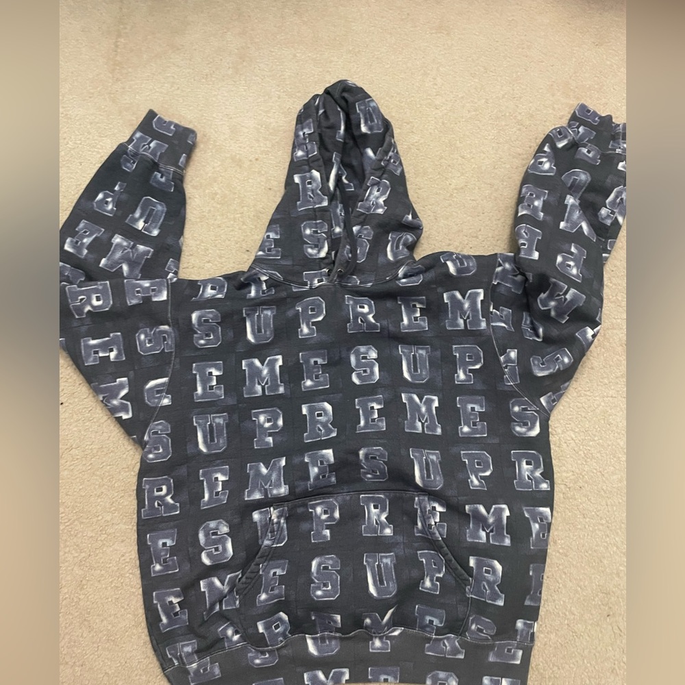 Supreme blocks pullover hoodie